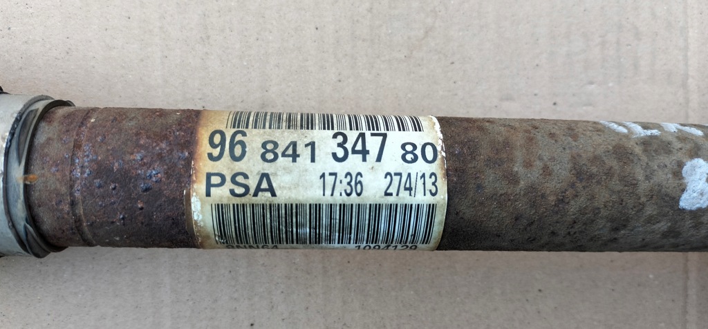 фото №4, Peugeot 2008 1,6 vti приводной вал левая