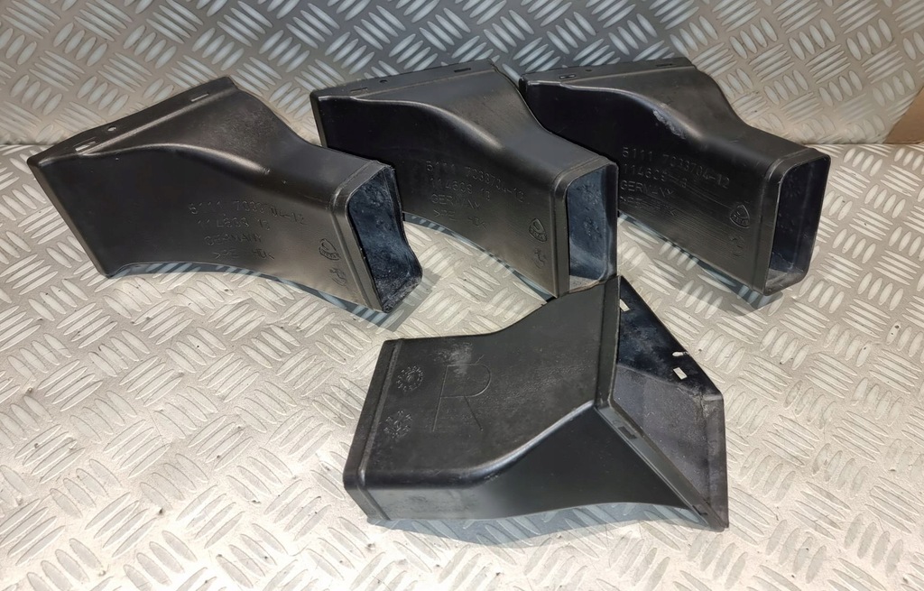 фото №10, Bmw 5 e60 e61 впуск бампера канал воздуха тормоза правый перед 7033704