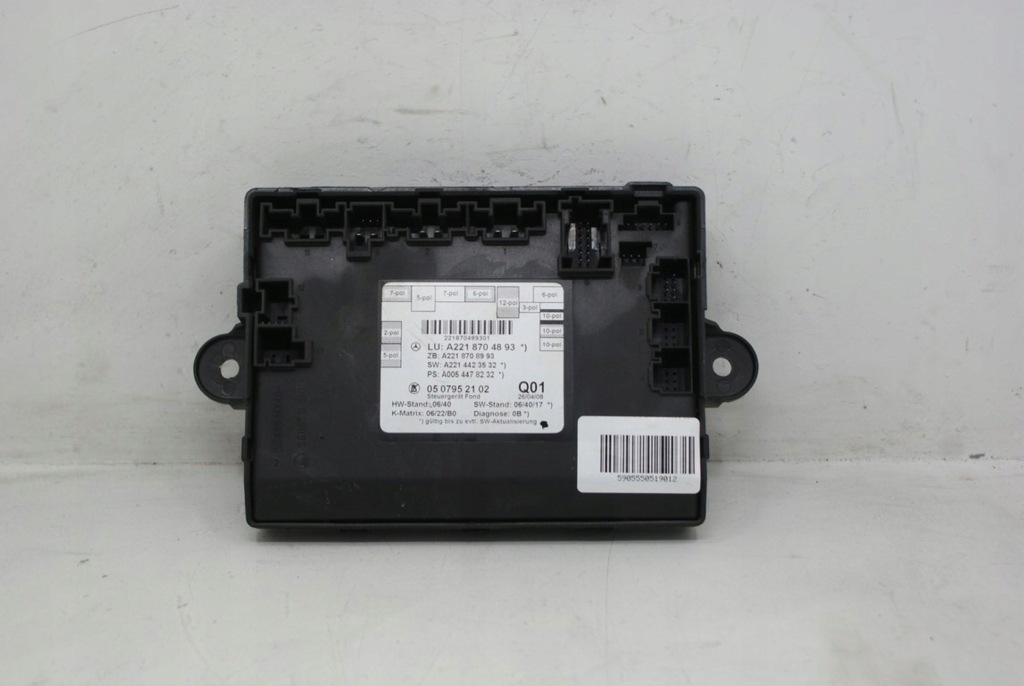 фото №1, Mercedes w221 a2218704893 модуль блок управления дверь
