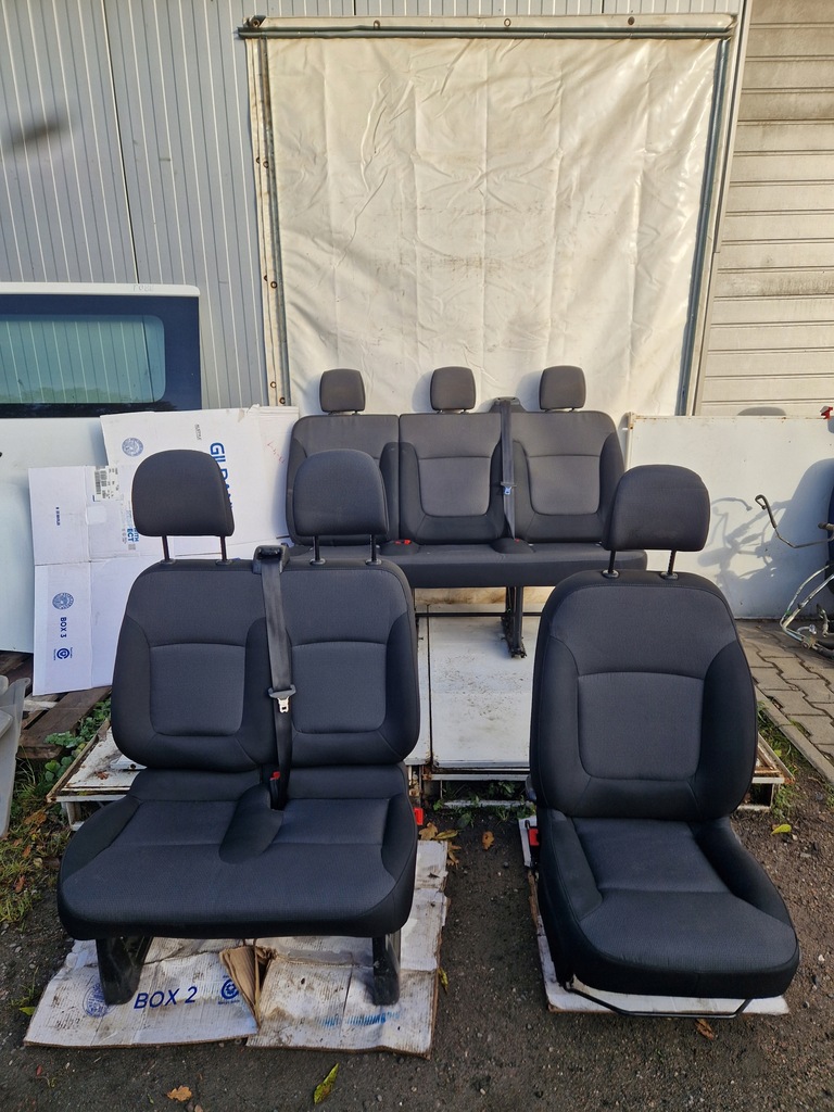 фото №6, Talento vivaro trafic b nv300 сидіння сидіння заднє сидіння 2 ряд 3 пасажирський