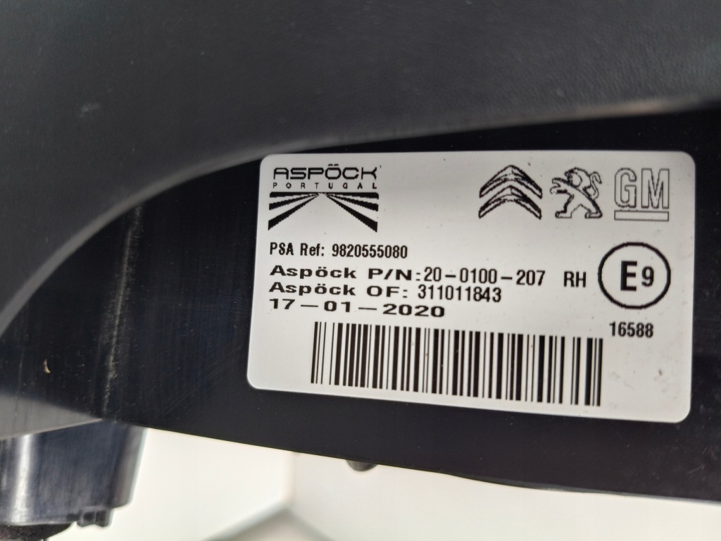 Купить Фара правый  задняя citroen berlingo iv 18- rifter led под крышке