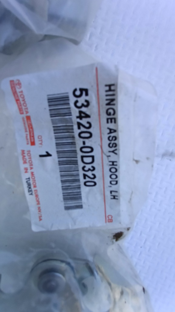 фото №4, Петля петлі капот yaris iii kpl 53410-0d320