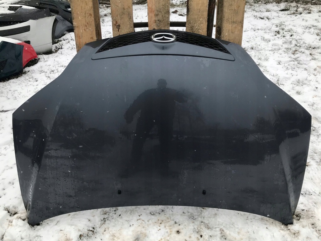 фото №1, Mazda 2 капот кришка двигуна комплектна сіра