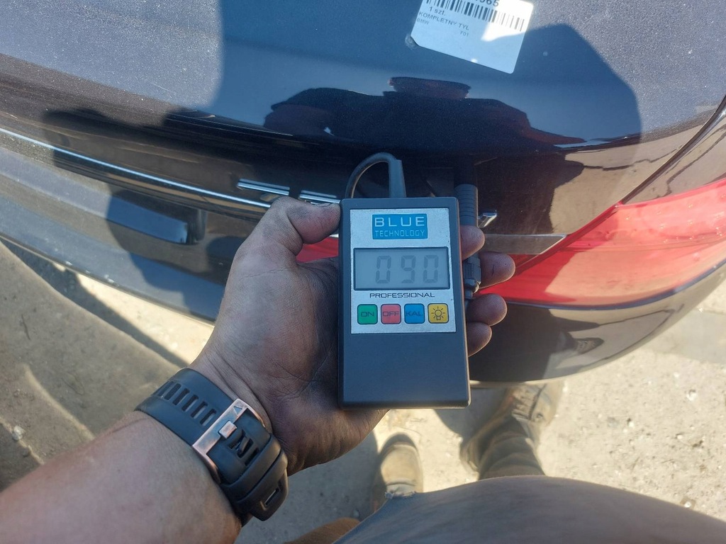 фото №11, Kompletny задня bmw f01 – кришка багажника, лампи, бампер, підсилювач, напрямні bmw f01