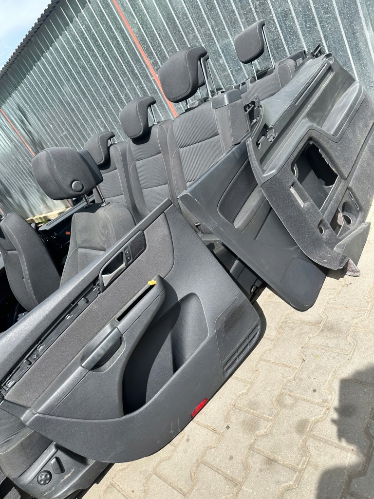 Купить Sharan 7n рестайлинг  сиденья 7 человек 3 ряд обивка ремни комплект подогрев