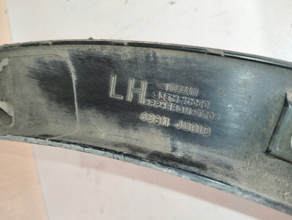 фото №9, Молдинг крила лівий перед nissan qashqai j10 i 07-10 przed lift