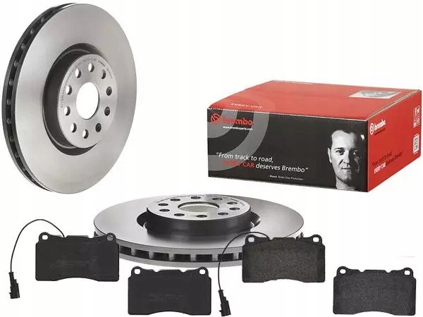 фото №1, Brembo гальмівні диски+ гальмівні колодки перед alfa romeo 166 310mm