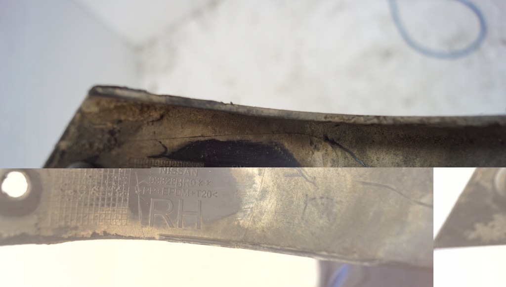 фото №13, Молдинг крыла правый задняя qashqai j10 93828br0