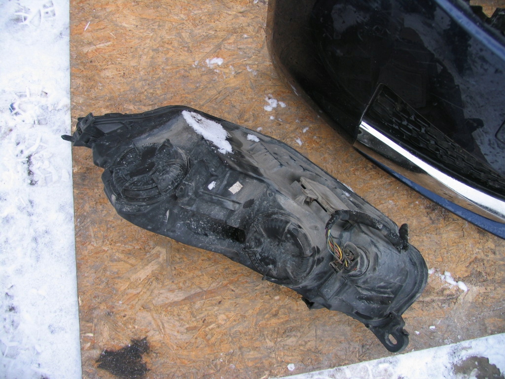 фото №6, Jaguar xf x260 перед комплект капот бампер лампи