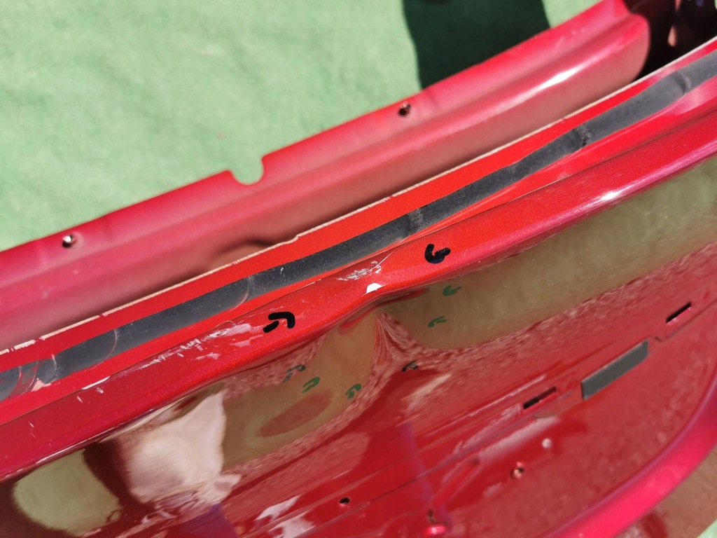 Tesla model x кришка багажника багажника задня задня ładna Зі Шроту