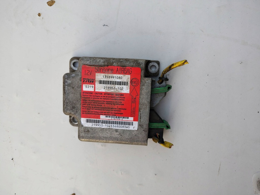 фото №1, Датчик модуль подушка безпеки 1358991080 citroen jumper 2 ii 99-15