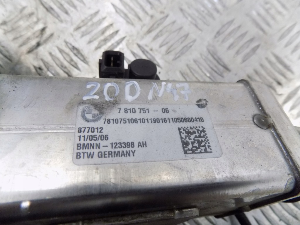 фото №3, Bmw x3 2,0d n47 радиатор выхлопных газов egr