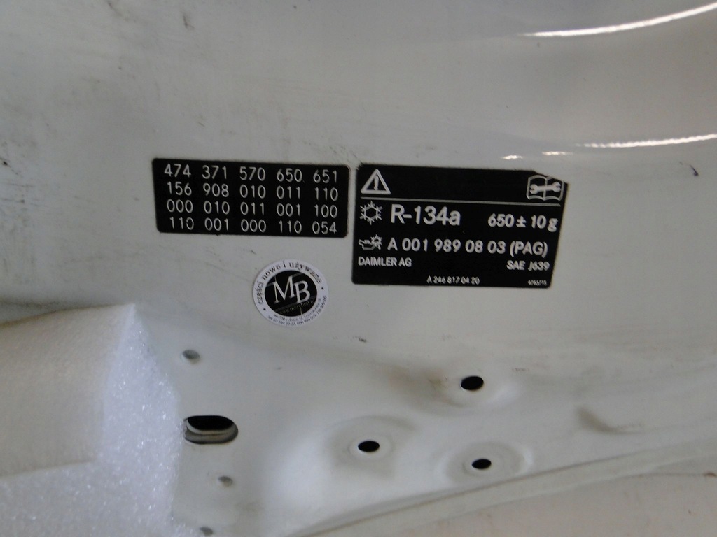 фото №13, Mercedes gla x156 156 lift po рестайлинг капот крышка двигателя 650