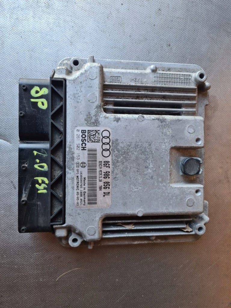фото №1, Бортовий комп'ютер audi a3 8p 2.0 fsi 06f906056dl 0261s02153
