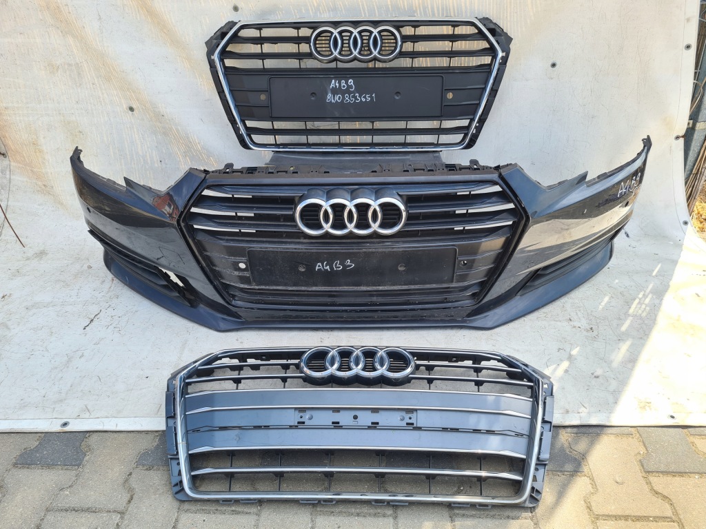 Купить Бампер перед комплектный  audi a4 b9 pdc