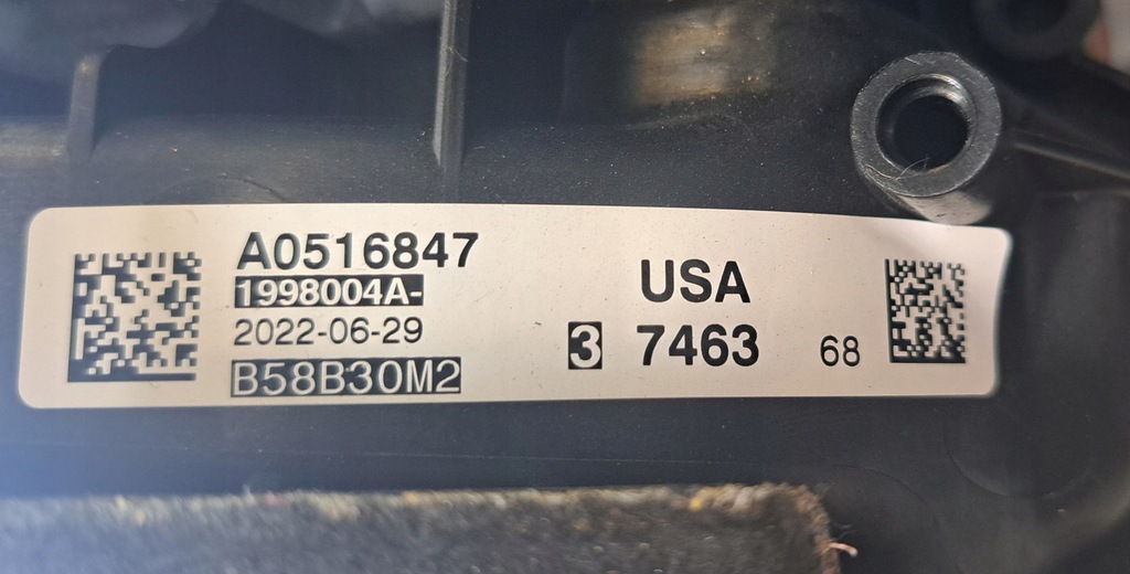 фото №9, Bmw g20 lci g70 g05 g06 g07 двигатель двигатель b58b30p kompletny новый двигатель b58n