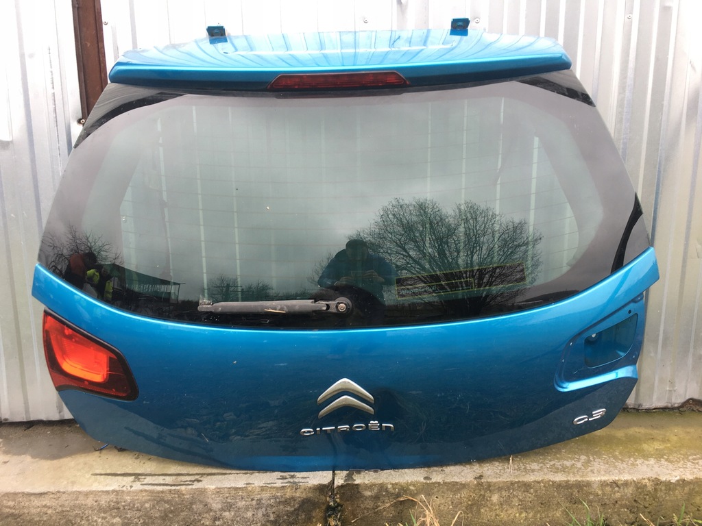 фото №1, Крышка багажника багажника задняя citroen c3 ii niebieska