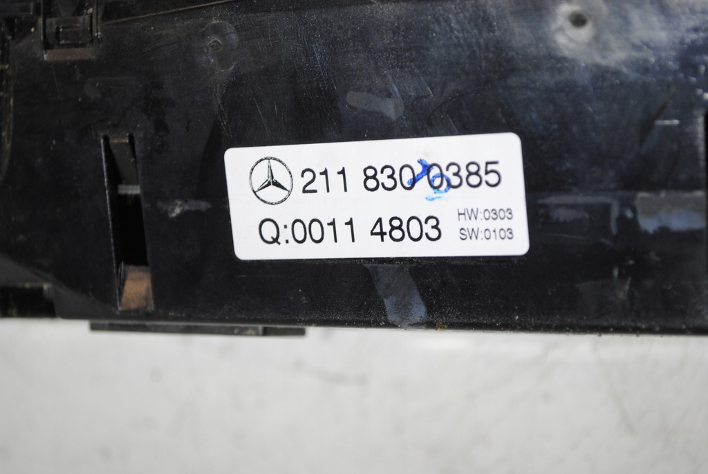 фото №7, Панель кондиціонера mercedes w211 2118300385