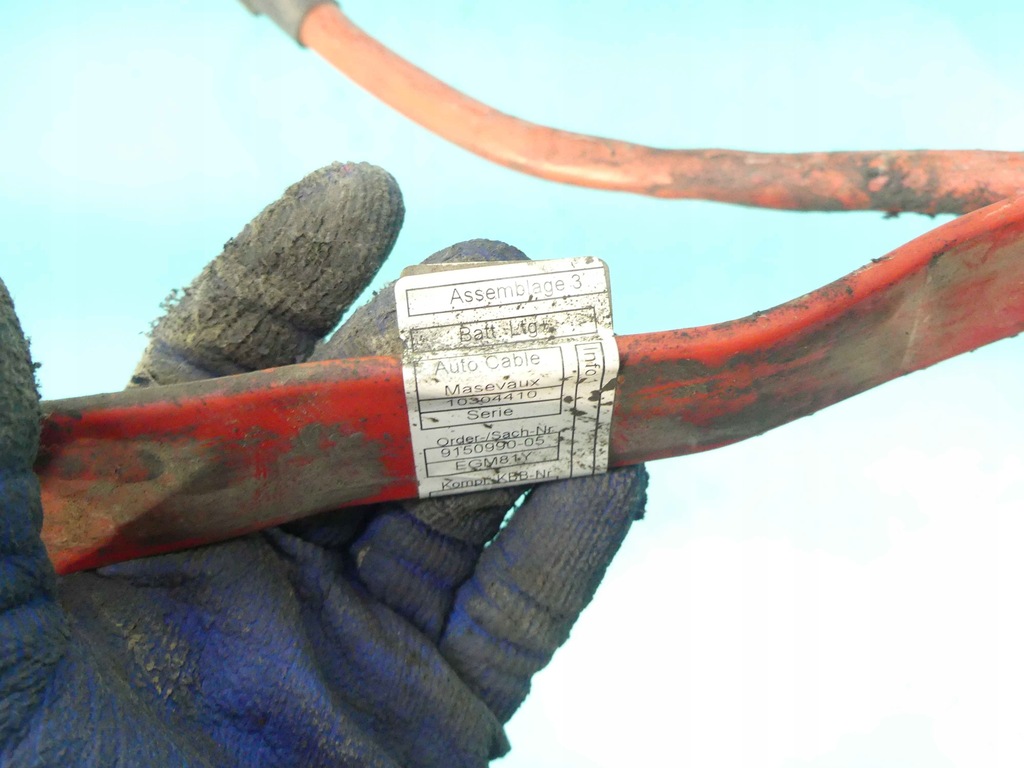 фото №12, Джгут шланг плюсовий 9150990-05 bmw 5 f10 f11