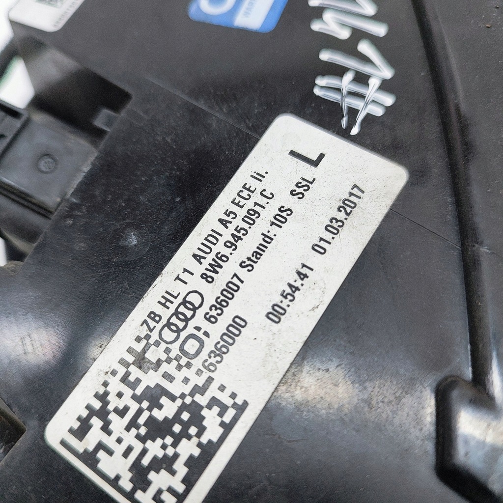 фото №9, Audi a5 2017 ліва сторона лампа задня