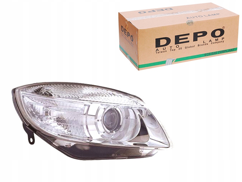 фото №1, Фара skoda fabia roomster h7 06-15 pr depo