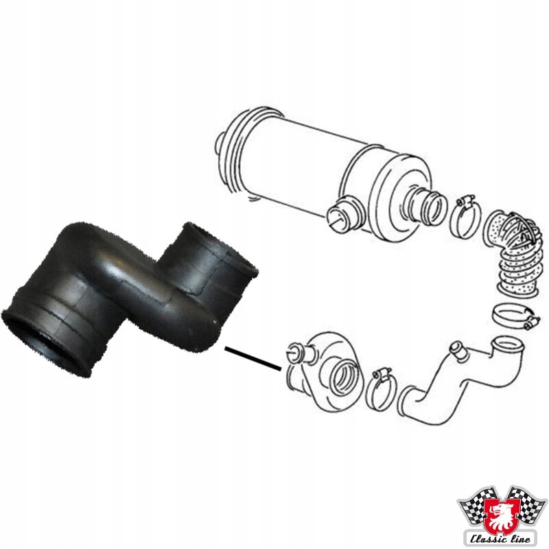 фото №1, Vw transporter t3 шланг всмоктуючий