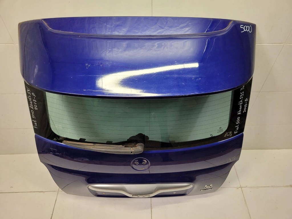 фото №6, Задня кришка багажника багажника fiat 500 2 facelift 2017