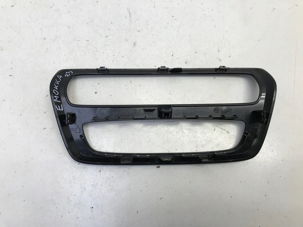 фото №1, Opel mokka-e ii b 2023 рамка захист панель кондиціонера радіо 9834926980