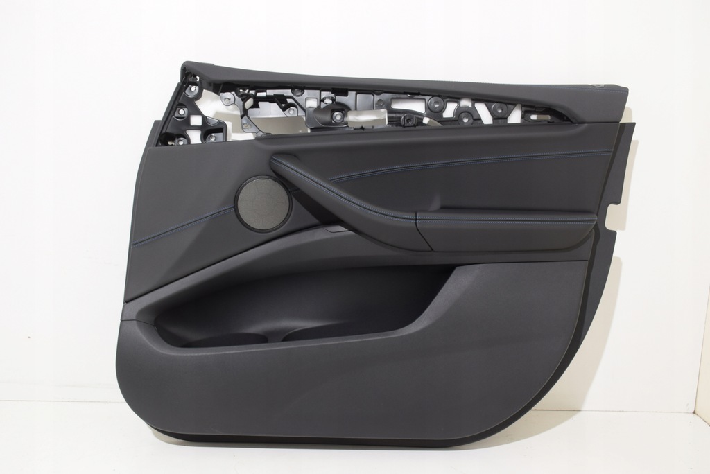 фото №14, Bmw ix3 g08 lci обивка сиденья заднее сиденье кожа vernasca czarna nić niebieska