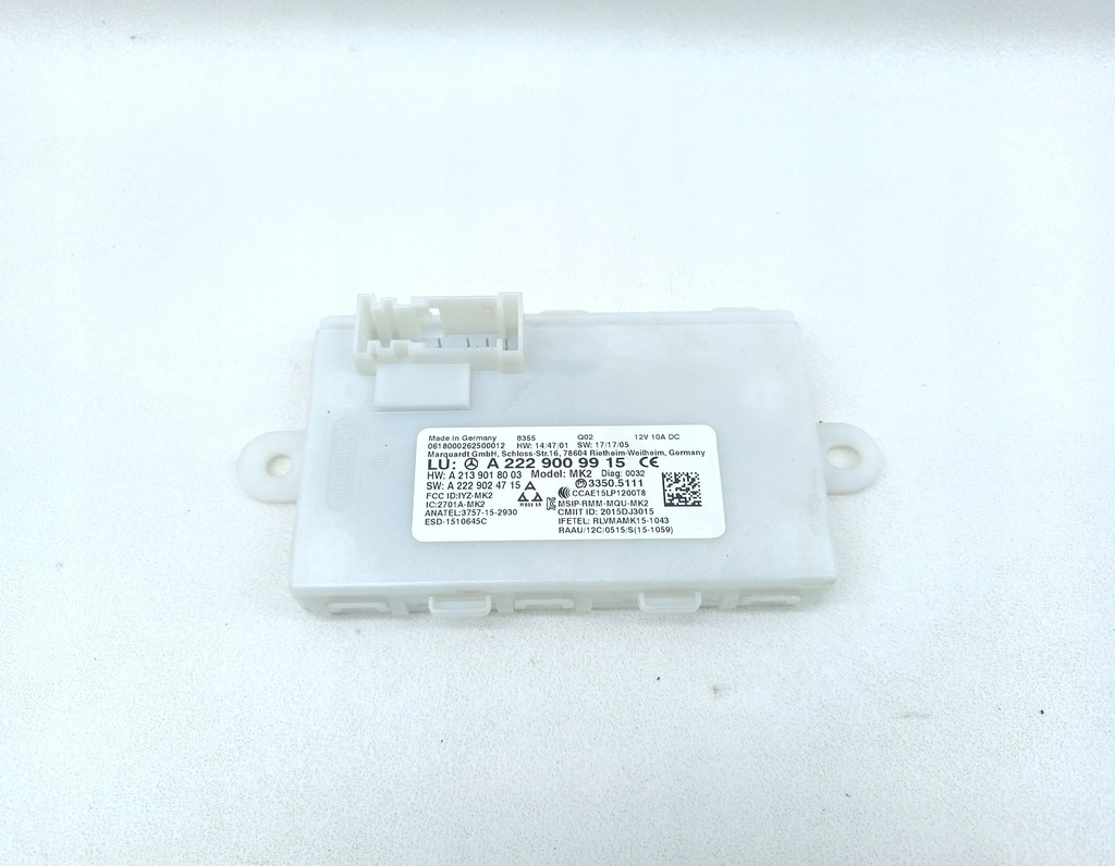 фото №1, Модуль блок управления keyless mercedes w205 a2229009915