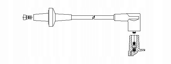 Купити Шланг запалювання bremi 641/55 renault 25