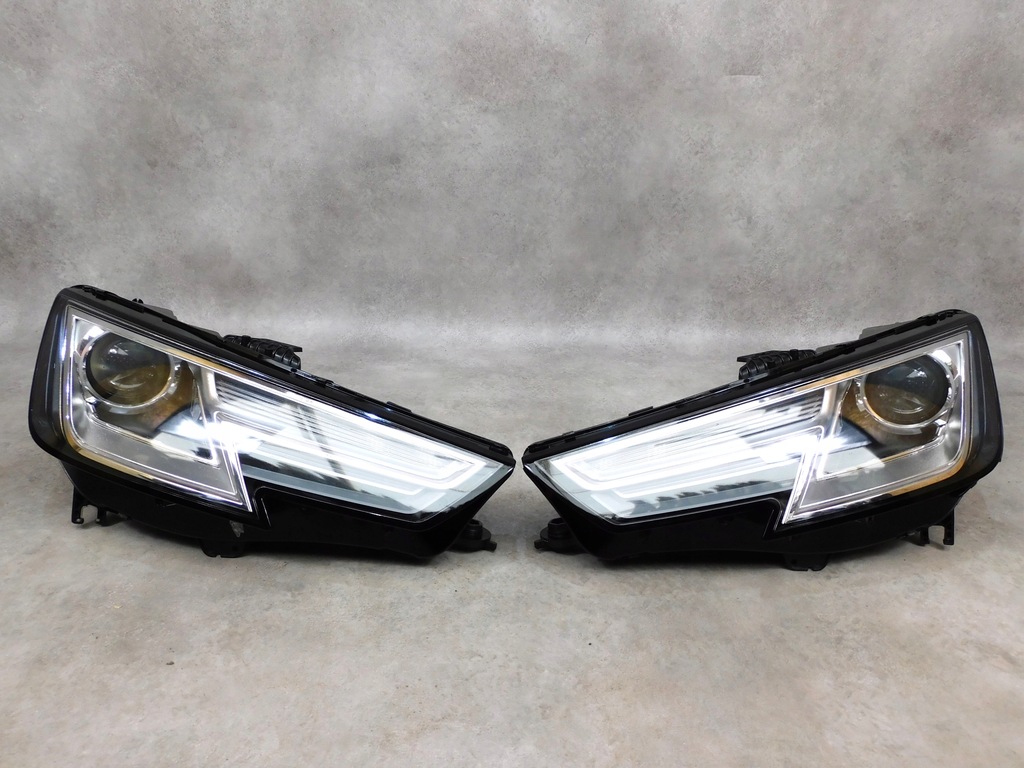 фото №16, Audi a4 b9 8w kompletny перед бампер лампы капот pas ly8s