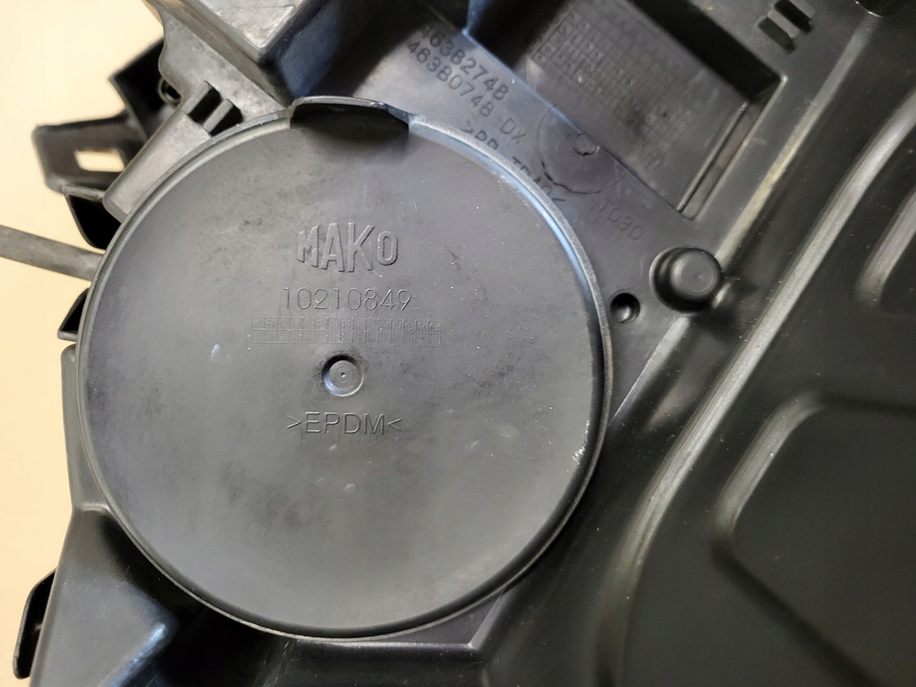 фото №11, Лампа правый перед фара fiat doblo ii 2 combo d оригинальная europa