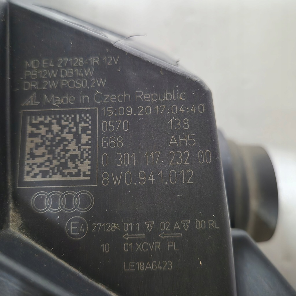 фото №10, Audi a4 8w0 lift лампа правая full led eu