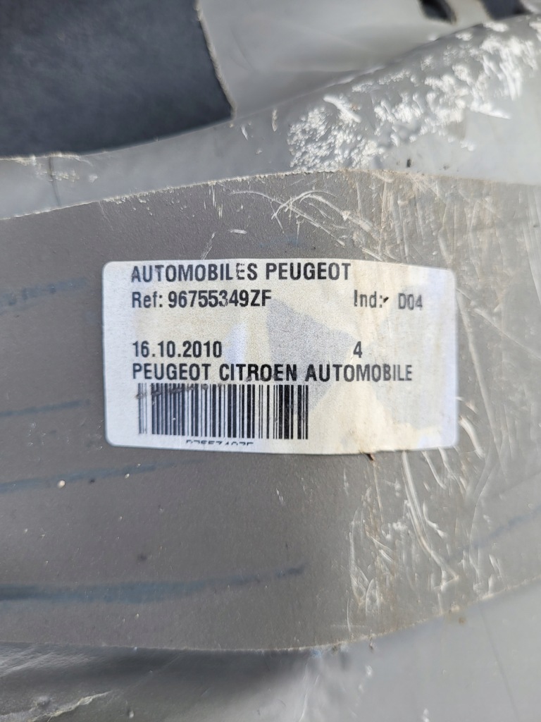 фото №11, Peugeot 5008 i wykładziana салону підлога оббивка kpl