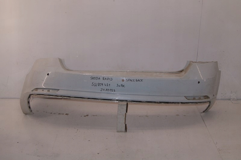 фото №2, Skoda rapid spaceback бампер задний 3pdc 5jj807421
