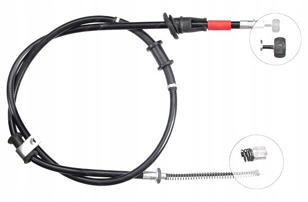 фото №11, Трос тормоза ручного mitsubishi space star 98-04