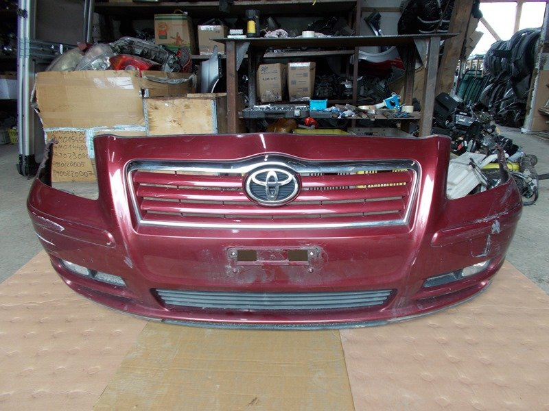 фото №1, Toyota avensis t25 бампер передний 3m8