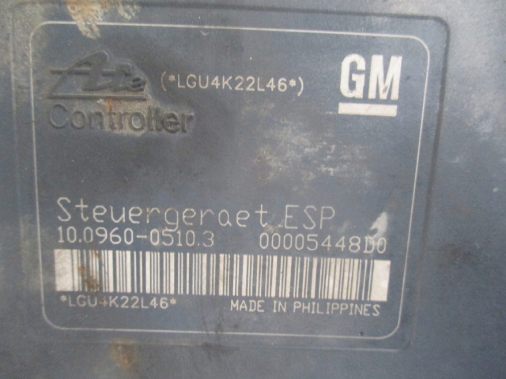 фото №5, Opel astra h насос abs 13157577gx ate 10.0206-0127.4 блок управления