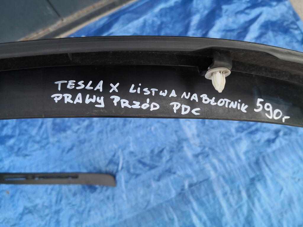 фото №10, Tesla x молдинг na крыло правая перед 1078209-00-f