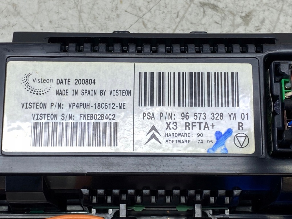 фото №8, Citroen c5 2004 панель кондиционера