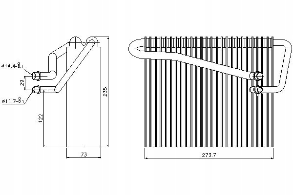 фото №8, Випарник nissens 92301