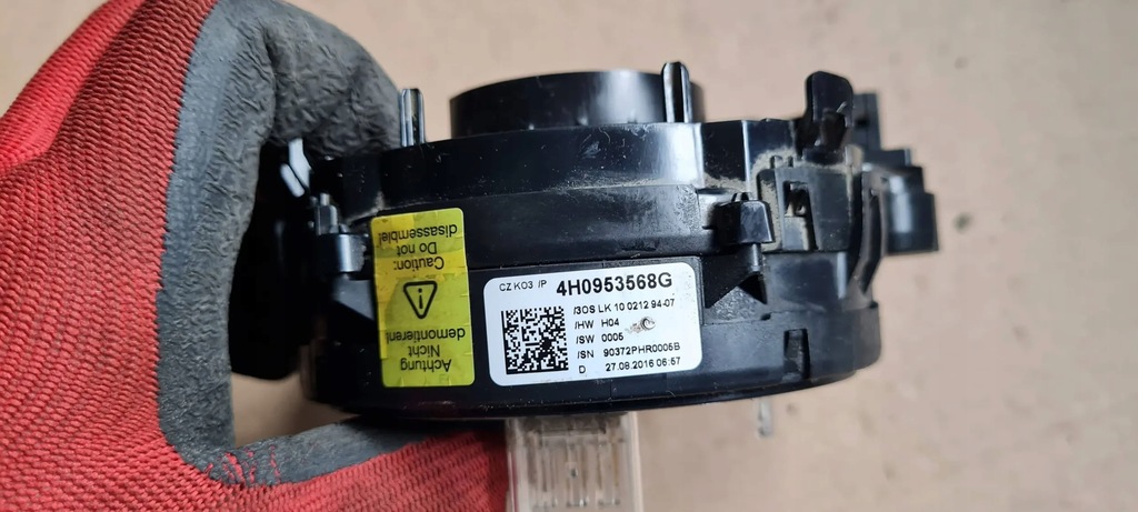 фото №7, S6 c7 4g a6 lift стрічка подушка безпеки керма 4h0953568g s7 4g a7