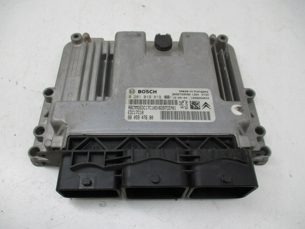 фото №1, C3 picasso 1.6 e-hdi блок управления 0281019819