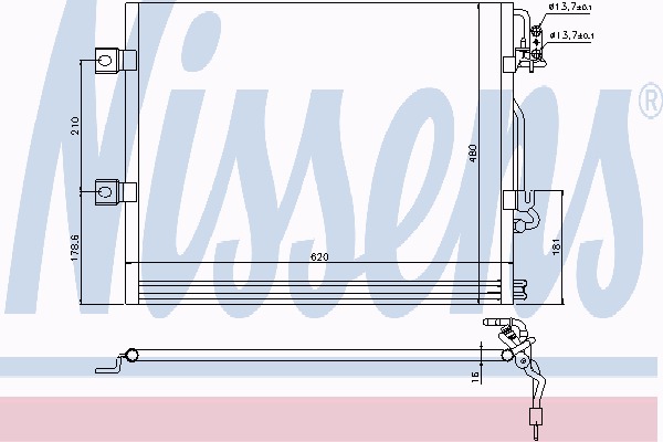 фото №10, Конденсатор nissens 94858 mb cl w216