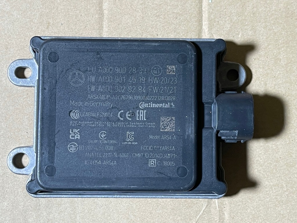 фото №1, Модуль радар distronic a0009002839