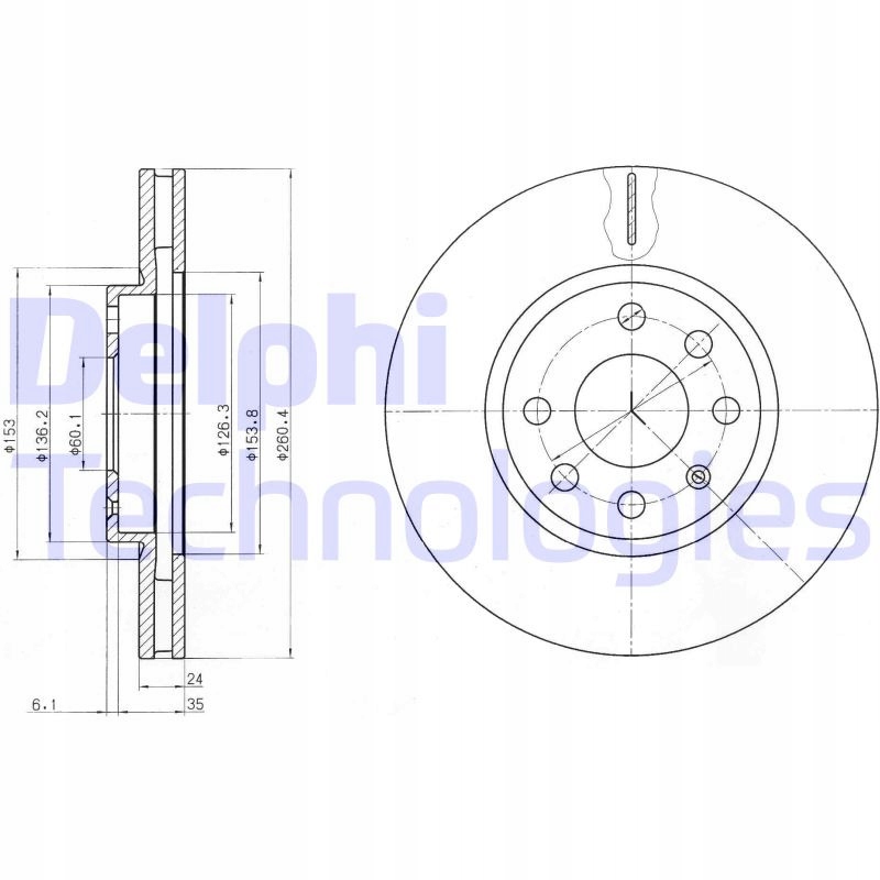 фото №5, Диск тормозная перед opel corsa c, tigra , combo