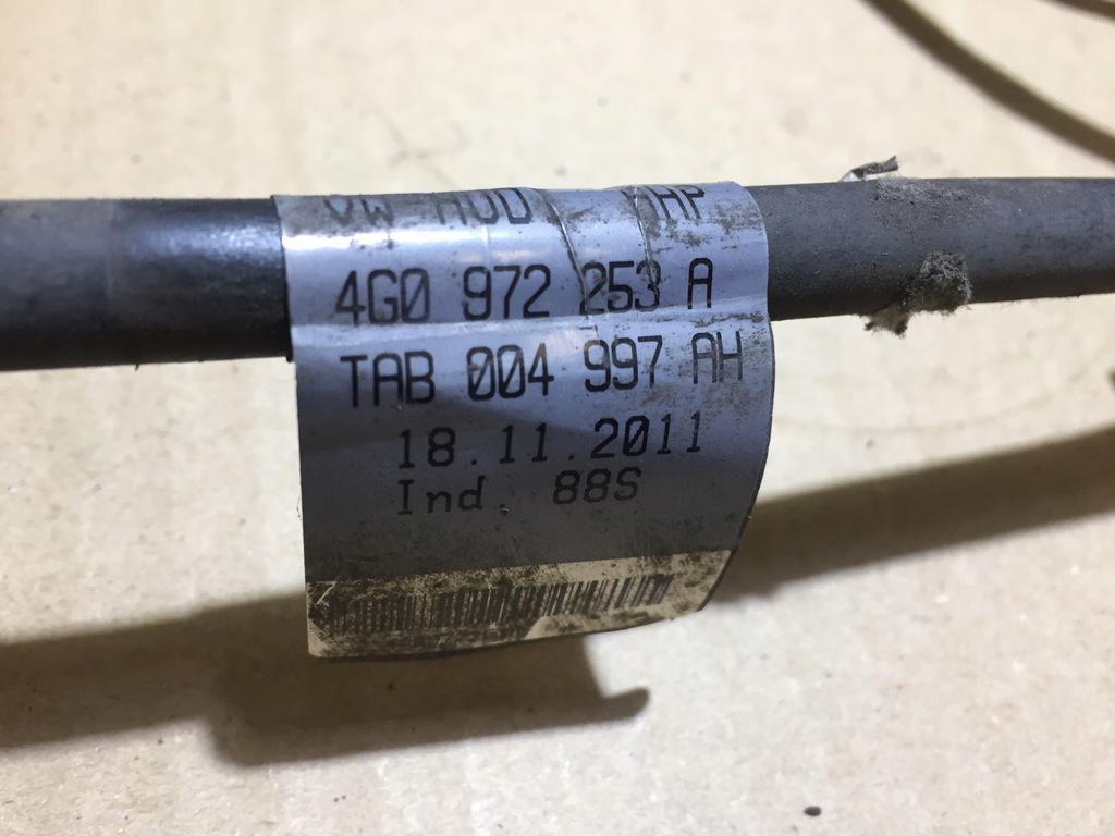 фото №7, Audi a6 c7 жгут электропроводка колеса abs левый задняя