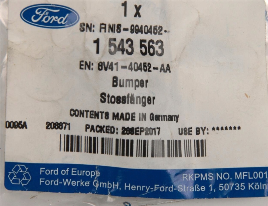 фото №3, Отбойник крышки багажника kuga mk1 2008-2012