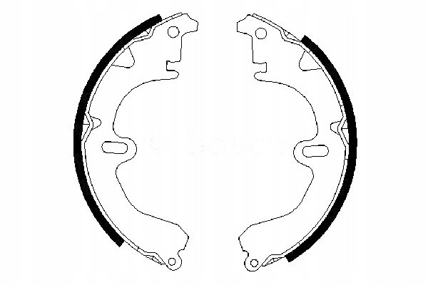 фото №1, Bosch 986 487 203 набір колодка гальмівних